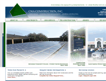 Tablet Screenshot of cwaconstruction.com